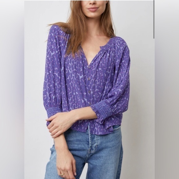 Rails Mariah top static leopard size medium - Picture 1 of 8